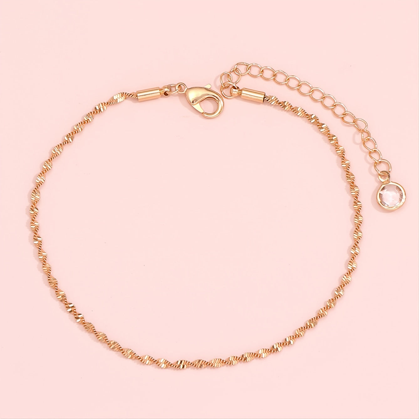 Temperament Chain Anklet Set Dainty Layered Adjustable Foot Chain