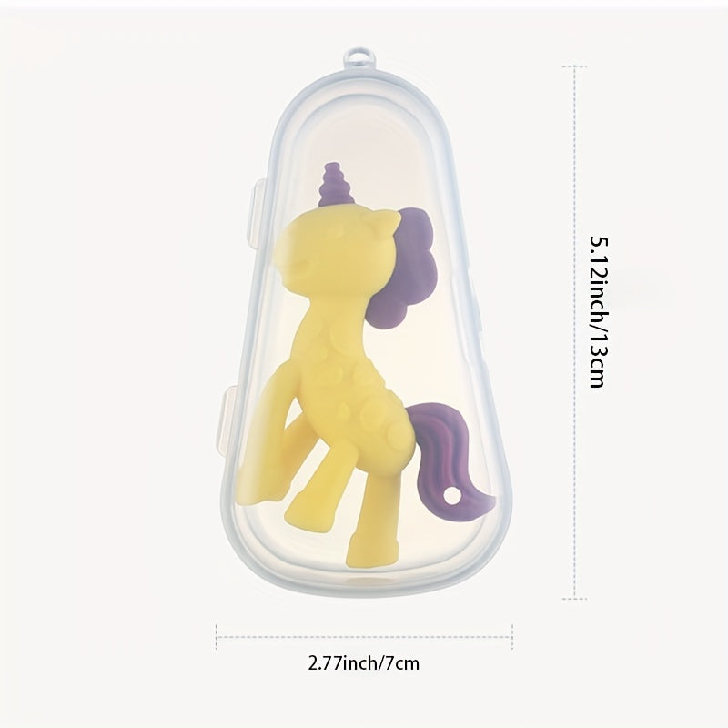 Unicorn Glue Baby Molar Stick Teether Silicone Toy