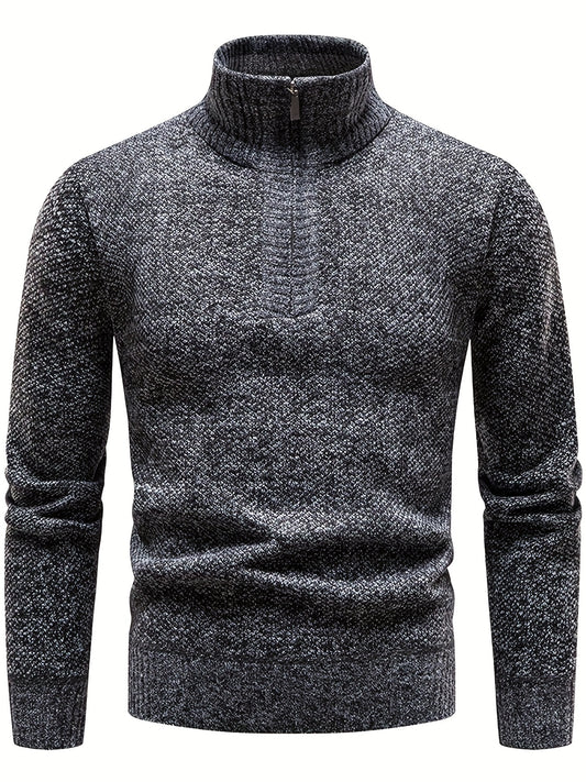 Men's Soft Touch Quarter Zip Thermal Jumper