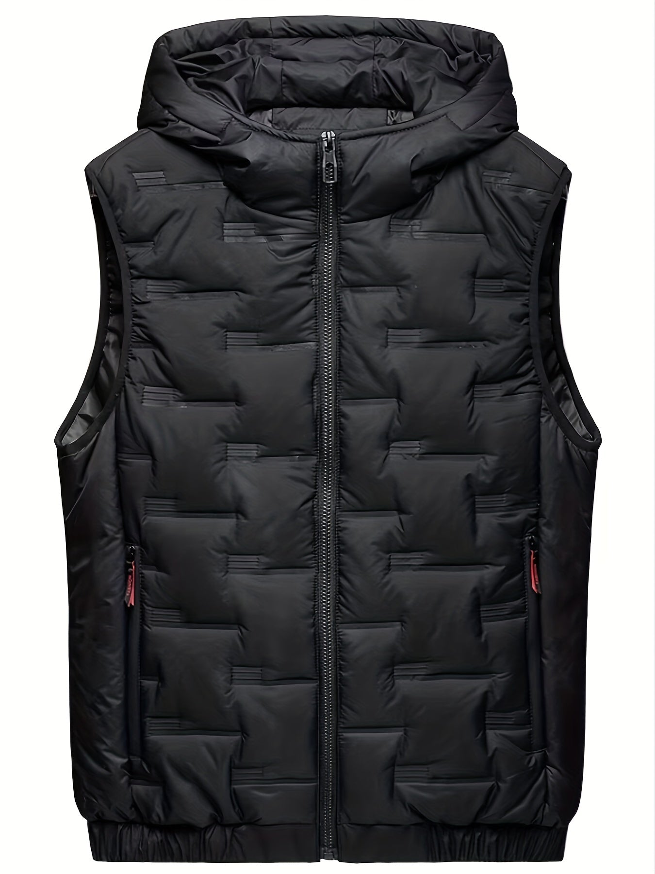 Men's Quilted Gilet Padded Vest with Pockets