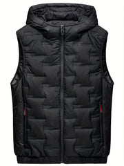 Men's Quilted Gilet Padded Vest with Pockets