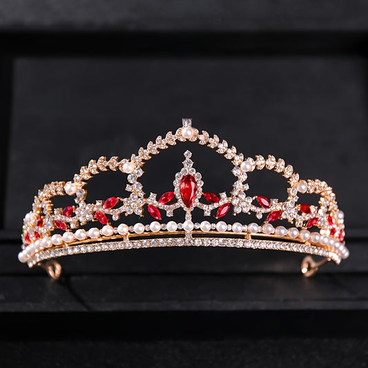Crystal Bridal Queen Big Crown Wedding Tiara Hair Accessories