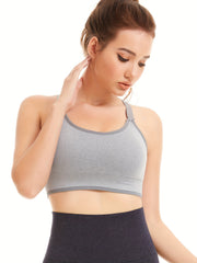 Comfy Wireless Sports Bra for Running Workout