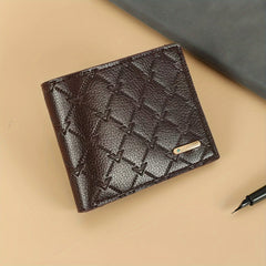 Men's Thin Short Wallet Card Holder Bifold Money Clip Coin Purse