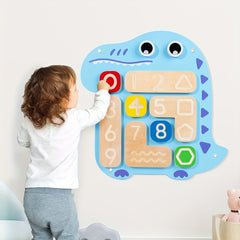 One Piece Crocodile Model Touch Puzzle Toy, Wall Game Busy Board for Kids
