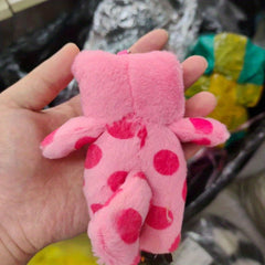 Cute Cat Plush Keychain Bag Pendant Polka Dot Cat Stuffed Animal Toy