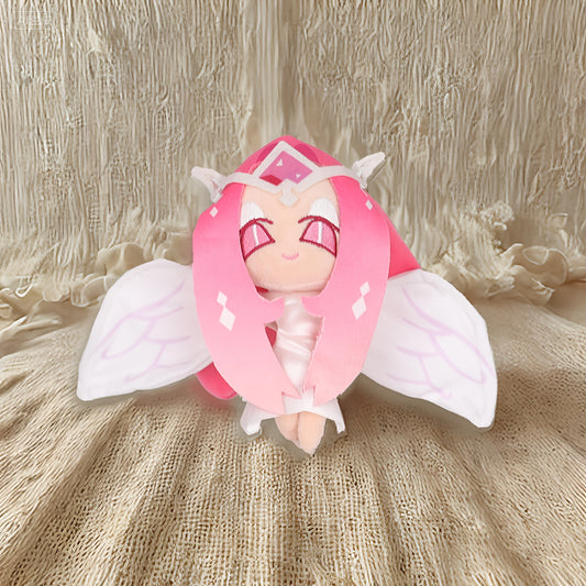 Eternal Sugar Cookie Angel Plush Toy Girl Pink Hair Wings Dress Halloween Decor