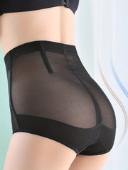 Mesh Stitching Shaping Panties Tummy Control Compression Panties