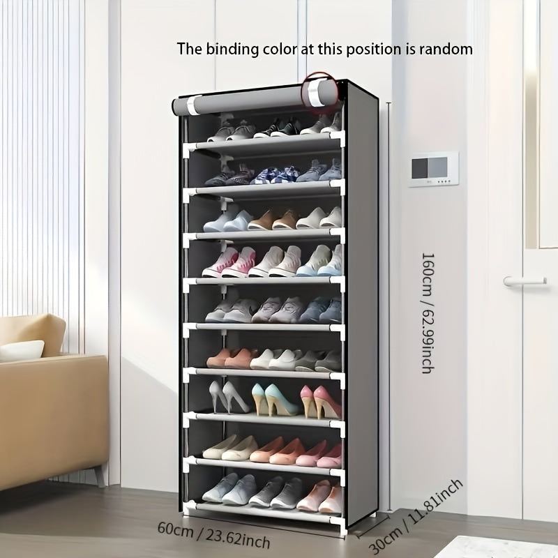 Pull Shoe Cabinet Shoe Rack Dustproof Shoes Storage Rack Easy to Assemble