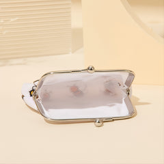 Bee Pattern Coin Purse, Kiss Lock Mini Wallet