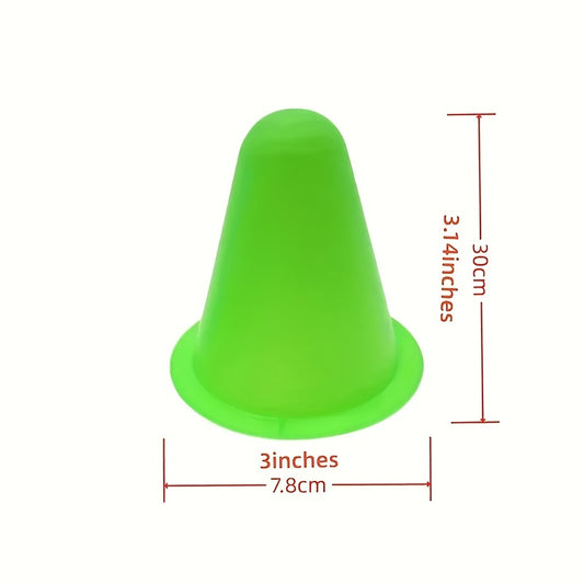 25pcs Windproof Road Barrier Flexibility Training Pile with Hole