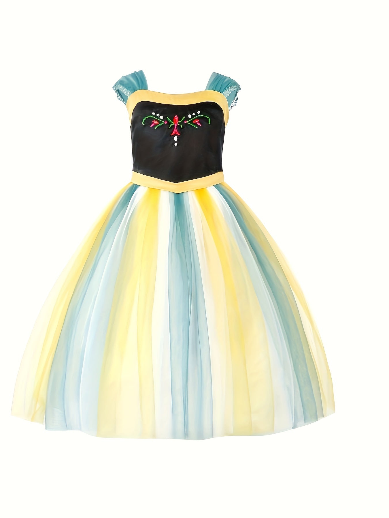 Girls Halloween Christmas Party Ball Gown