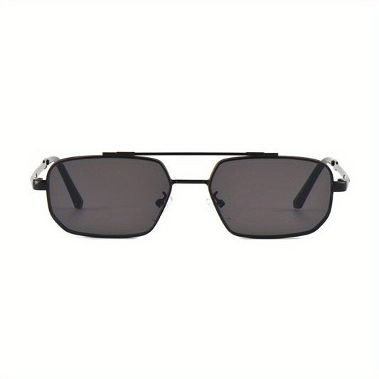 Small Square Frame Men's Sunglasses UV Protection Metal Sports Sunglasses