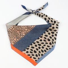 Men's Leopard Spotted Square Scarf