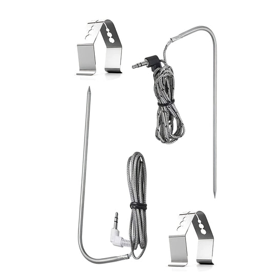 2pcs Waterproof Meat Probes for Traeger & Pit BBQ Grills