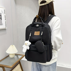 Casual Student School Bag Backpack with Large Capacity