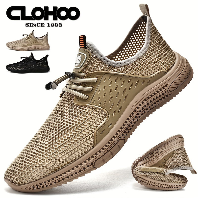 Men's Lightweight Slip On Casual Shoes Breathable Mesh Soft Sole Sneakers