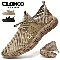 Men's Lightweight Slip On Casual Shoes Breathable Mesh Soft Sole Sneakers