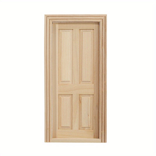 1:12 Dollhouse DIY Mini Door & Window Blank Material Gift