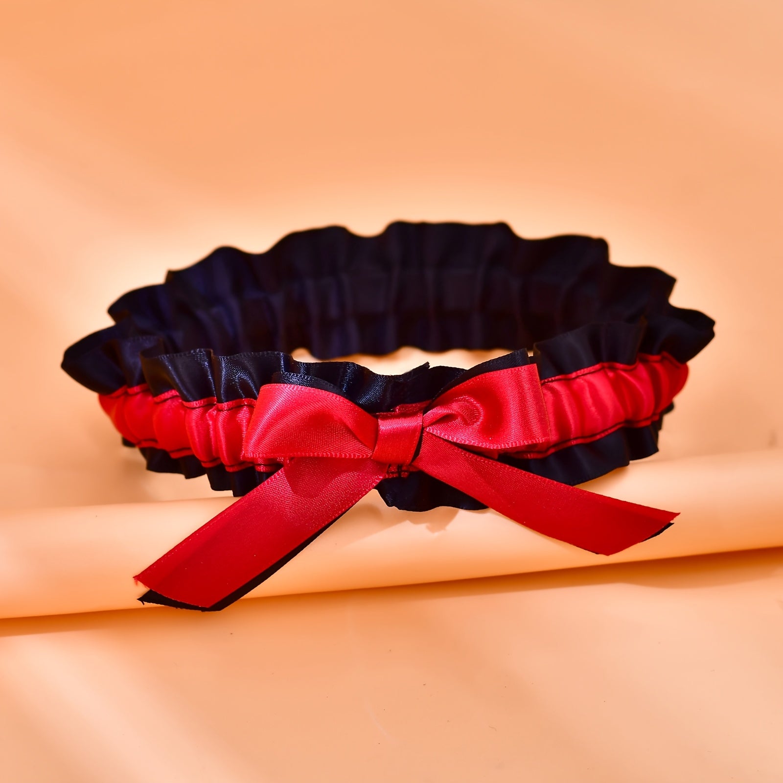 Elastic Thigh Garters with Bow Leg Straps for Women