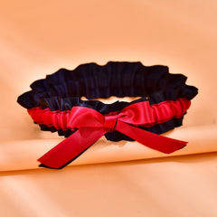 Elastic Thigh Garters with Bow Leg Straps for Women