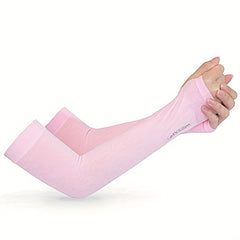 Sun Protection Sleeves for Couples with Thumb Hole