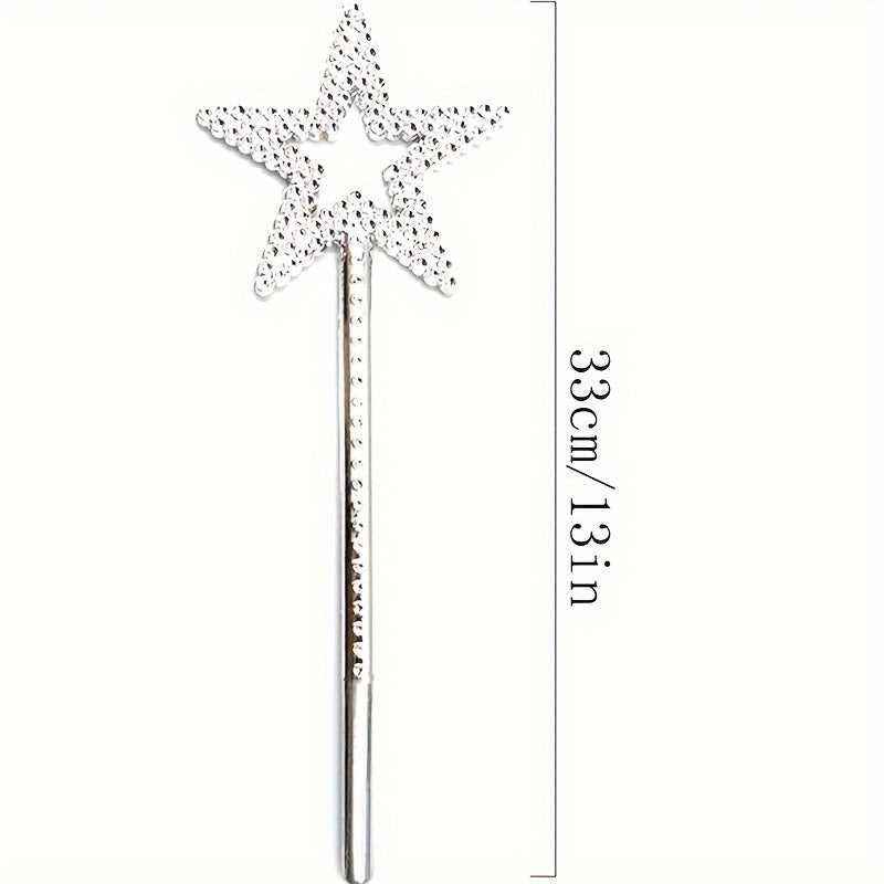 Silvery Star Wand Princess Wand Fairy Wand Plating Wand Silvery Star Wands