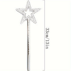 Silvery Star Wand Princess Wand Fairy Wand Plating Wand Silvery Star Wands