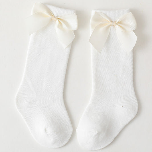 Baby Bow Knee High Socks