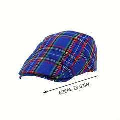 British Plaid Beret Outdoor Outing Wear Men Women