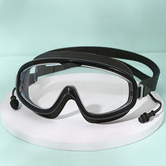 Large Frame Waterproof Anti-fog Swim Goggles