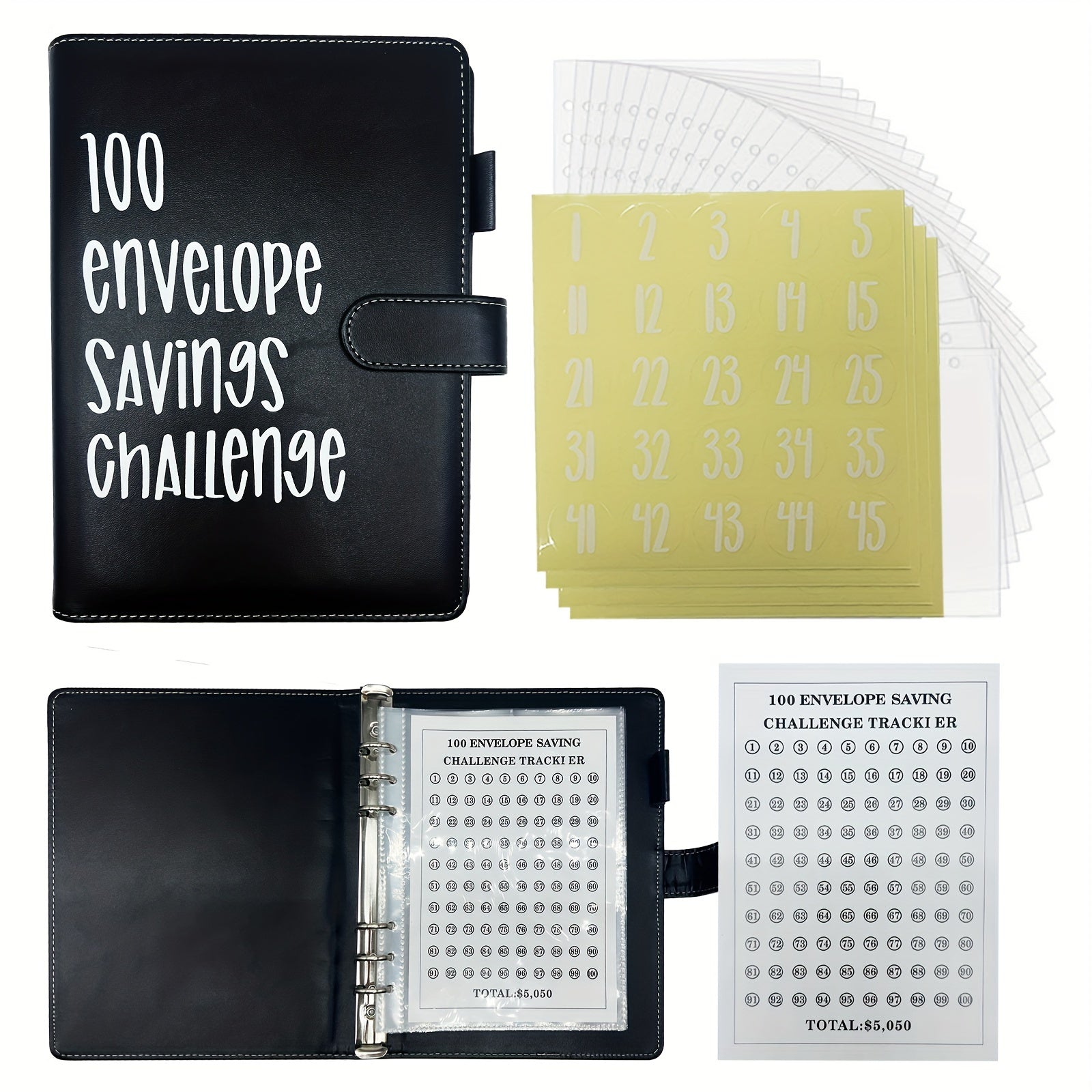 100 Envelopes Money Saving Challenge Savings Challenges Book With Envelopes