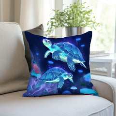 Turtle Throw Pillow Covers Printed Throw Pillowcase Home Decor