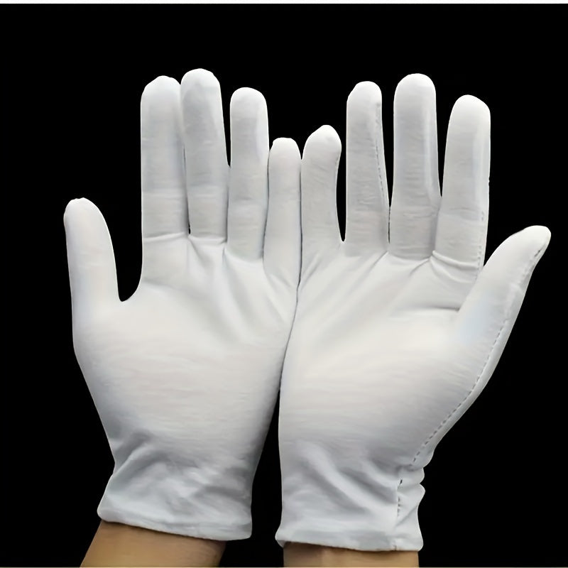 5 Pairs Soft Stretchable Lining Gloves for Household Cleaning and Jewelry Work