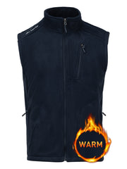 Men's Fleece Vest Zip Up Sleeveless Jacket Outdoor Fall Winter