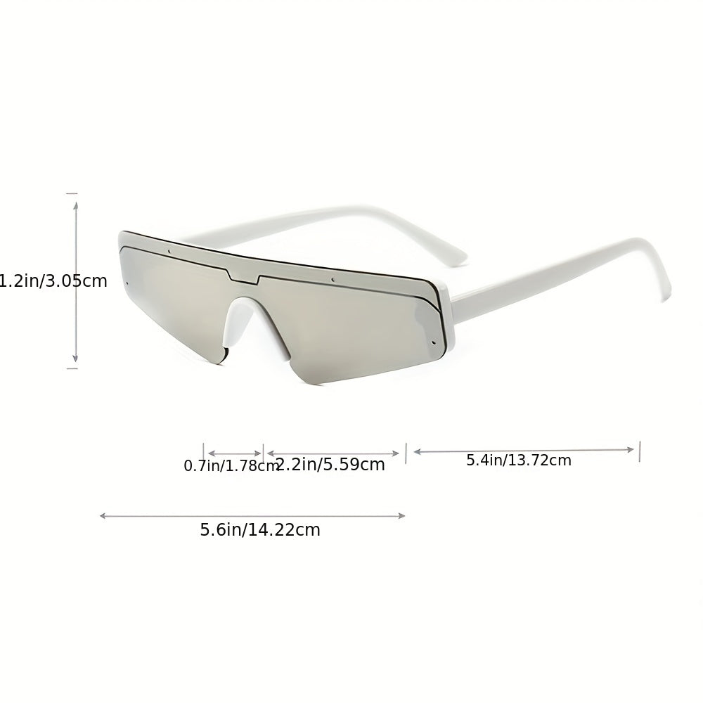 Y2K Semi Rimless Sunglasses UV400