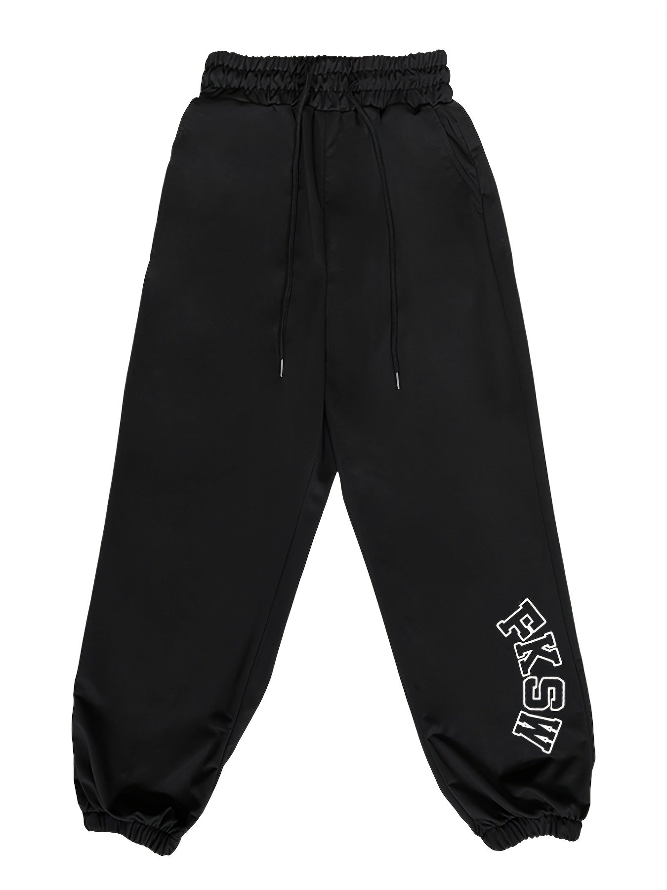 Men's FKSW Print Trousers Soft Drawstring Active Sweatpants