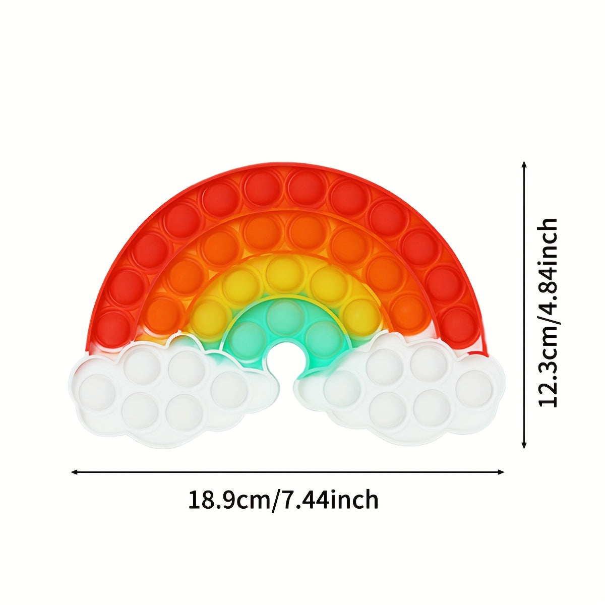 Colorful Cloud Bubble Squeeze Finger Toy