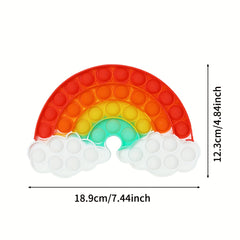 Colorful Cloud Bubble Squeeze Finger Toy