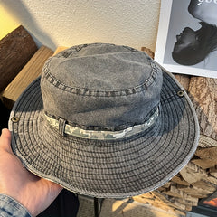 Outdoor Fishermans Hat Cowboy Style with Shade for Fishing