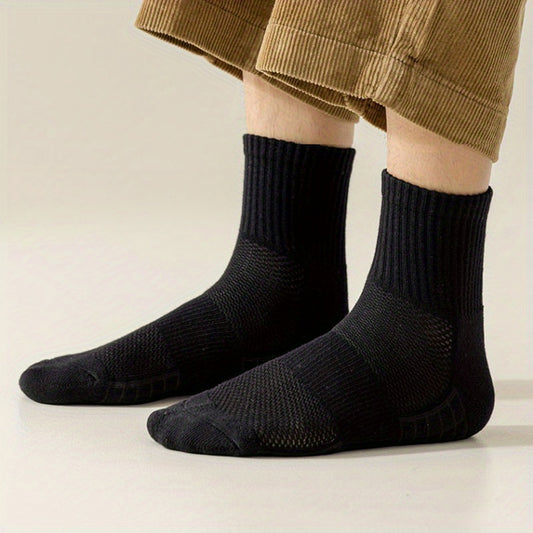 Breathable Anti Slip Basketball Socks for Men - Perfect for Running Hiking