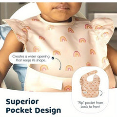 3pcs Waterproof Baby Bib for Boy or Girl, BPA-Free Bibs