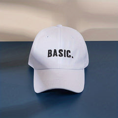 Embroidered Letters Baseball Cap Sun Hat Outdoor Sunshade