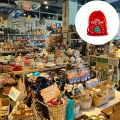 4pcs Christmas Velvet Bags Small Candy Gift Drawstring Pouch Xmas Favor