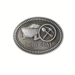 Mining Worker Belt Buckle Retro Casual Belt Buckle