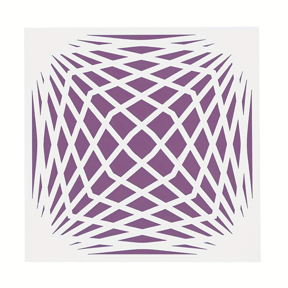 13cm Decorative Geometry Stencil Template for DIY Crafts Scrapbooking Painting