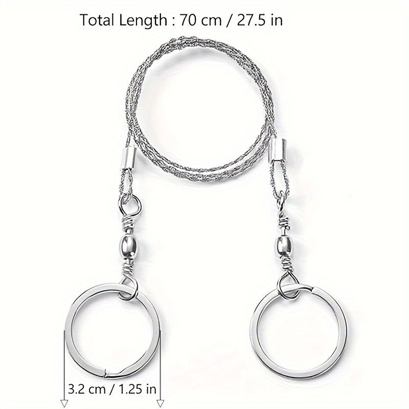 Stainless Steel Wire Saw Portable Survival Saw for Camping