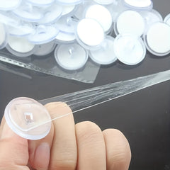 50pcs Ceiling Transparent Strong Self Adhesive Hook Christmas Storage DIY Decor