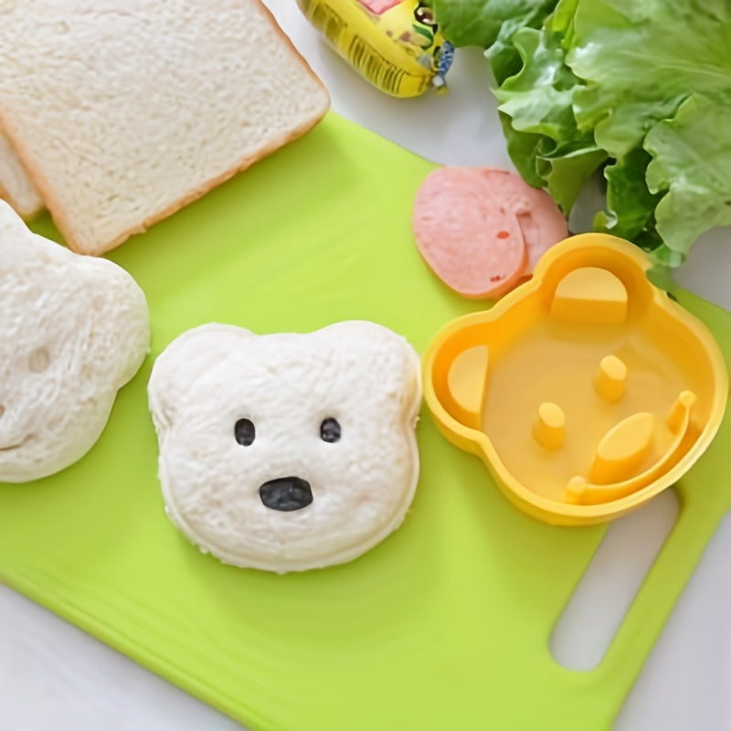 Little Bear Shape Cake Molds Sandwich Bread Maker DIY Baking Molds