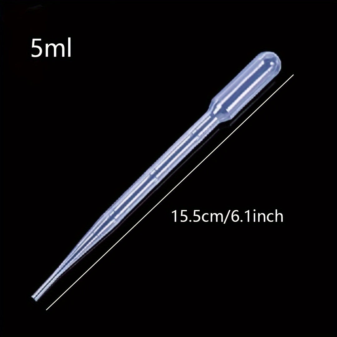 10pcs 5ml Disposable Plastic Dropper Pipettes Transfer Nozzle Drop Glue Tool